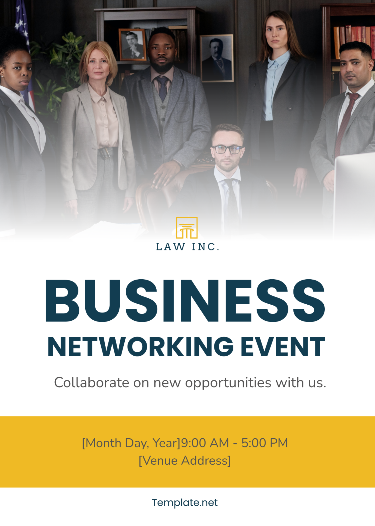 Law Firm Business Invitation