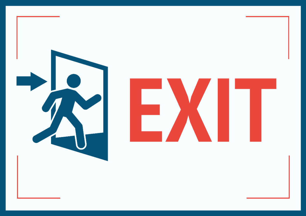 Law Firm Exit Signage Template