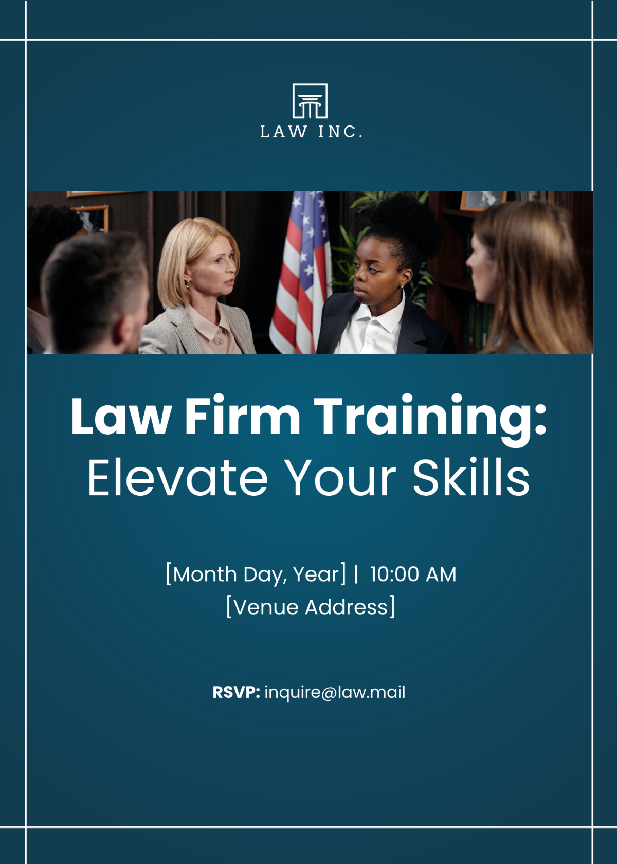 Law Firm Training Invitation Template