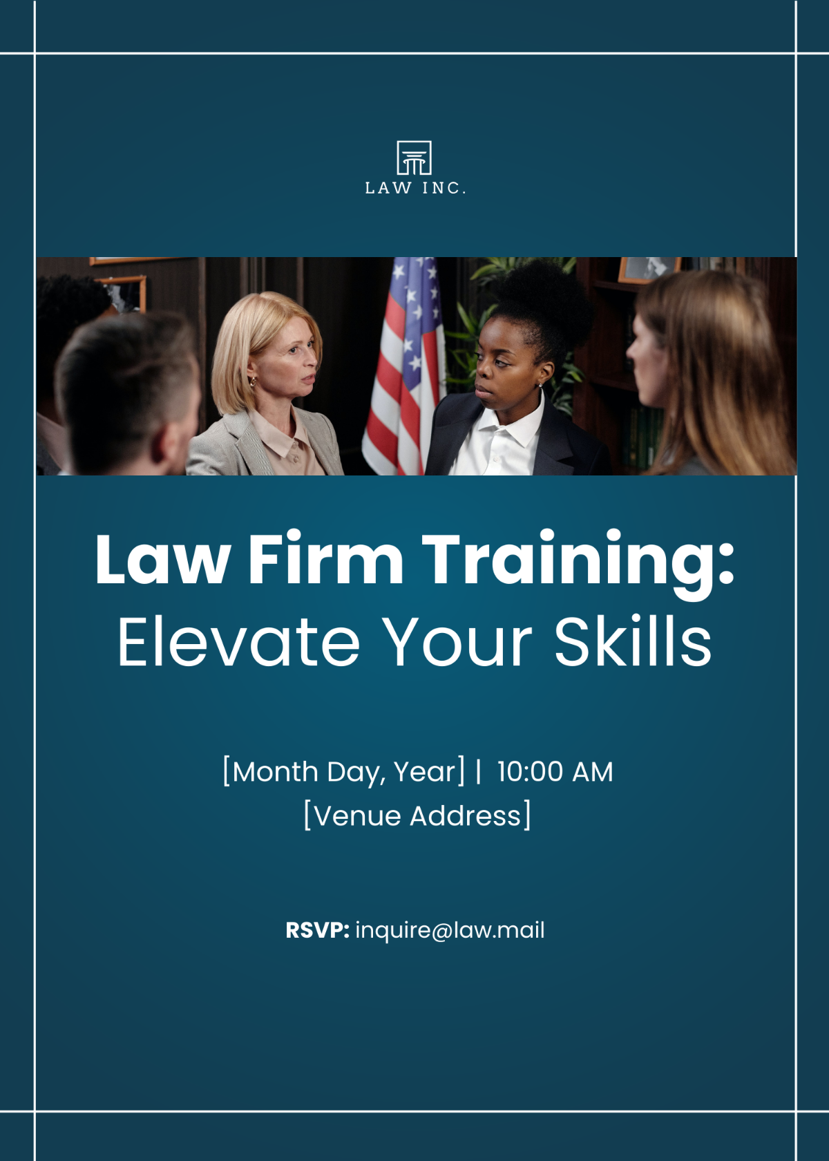 Law Firm Training Invitation Template