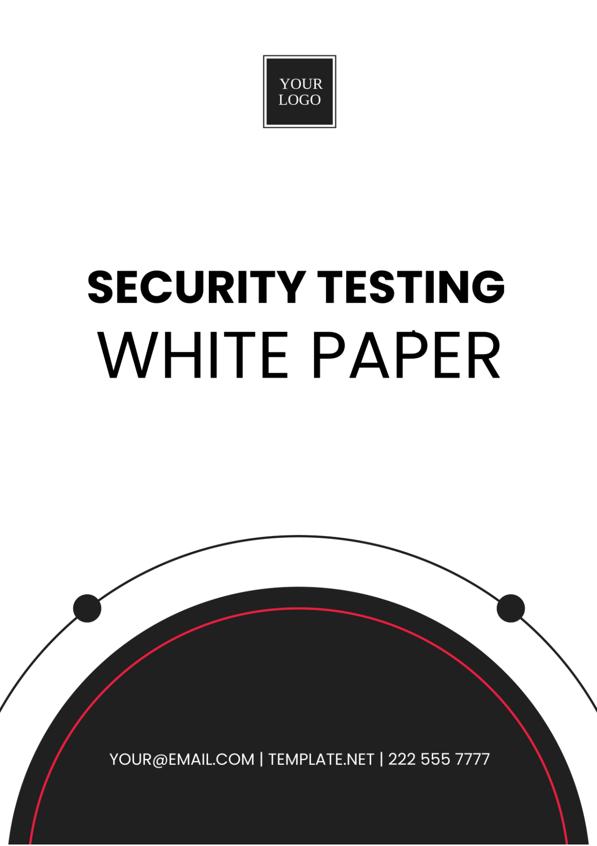 Security Testing White Paper Template