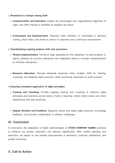 Free Agile Management White Paper Template to Edit Online