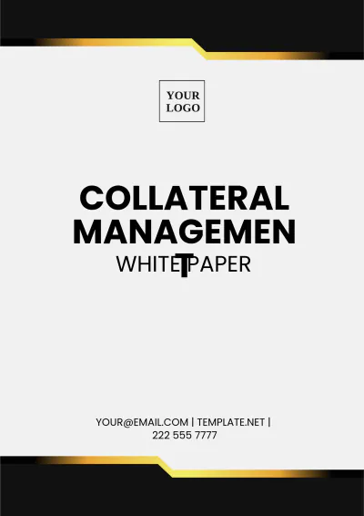 Free Collateral Management White Paper Template to Edit Online