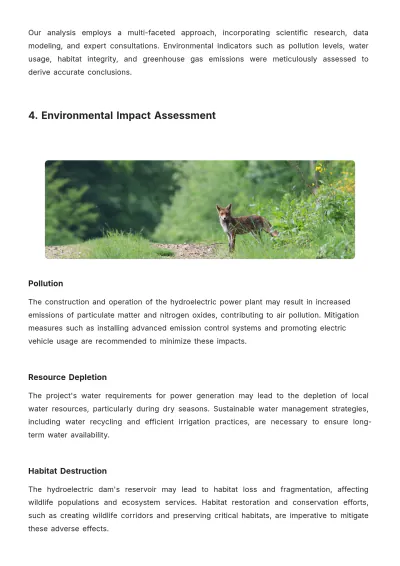 Free Environmental Impact White Paper Template to Edit Online