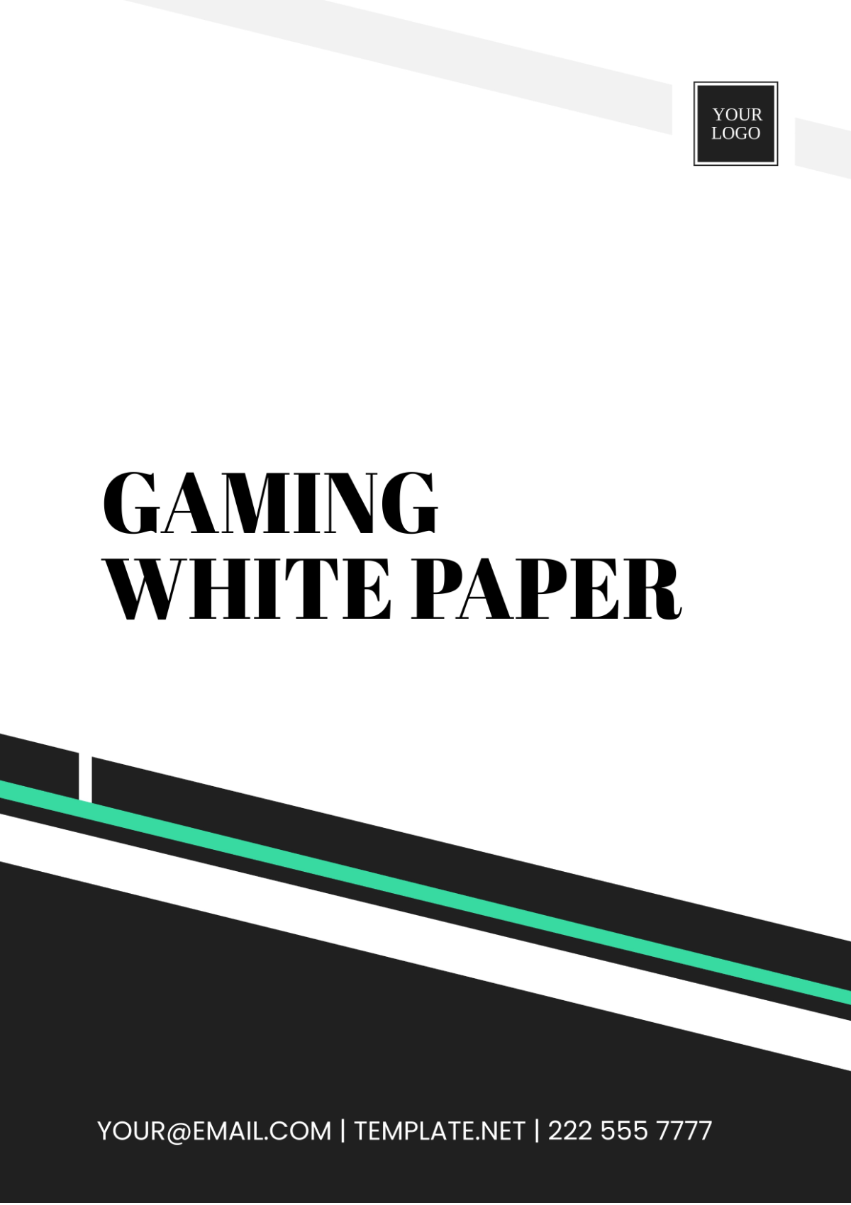 Gaming White Paper Template