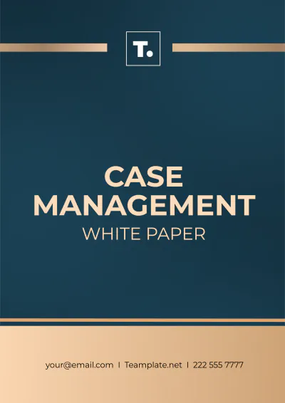Free Case Management White Paper Template to Edit Online