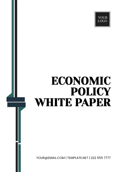 Free Economic Policy White Paper Template to Edit Online