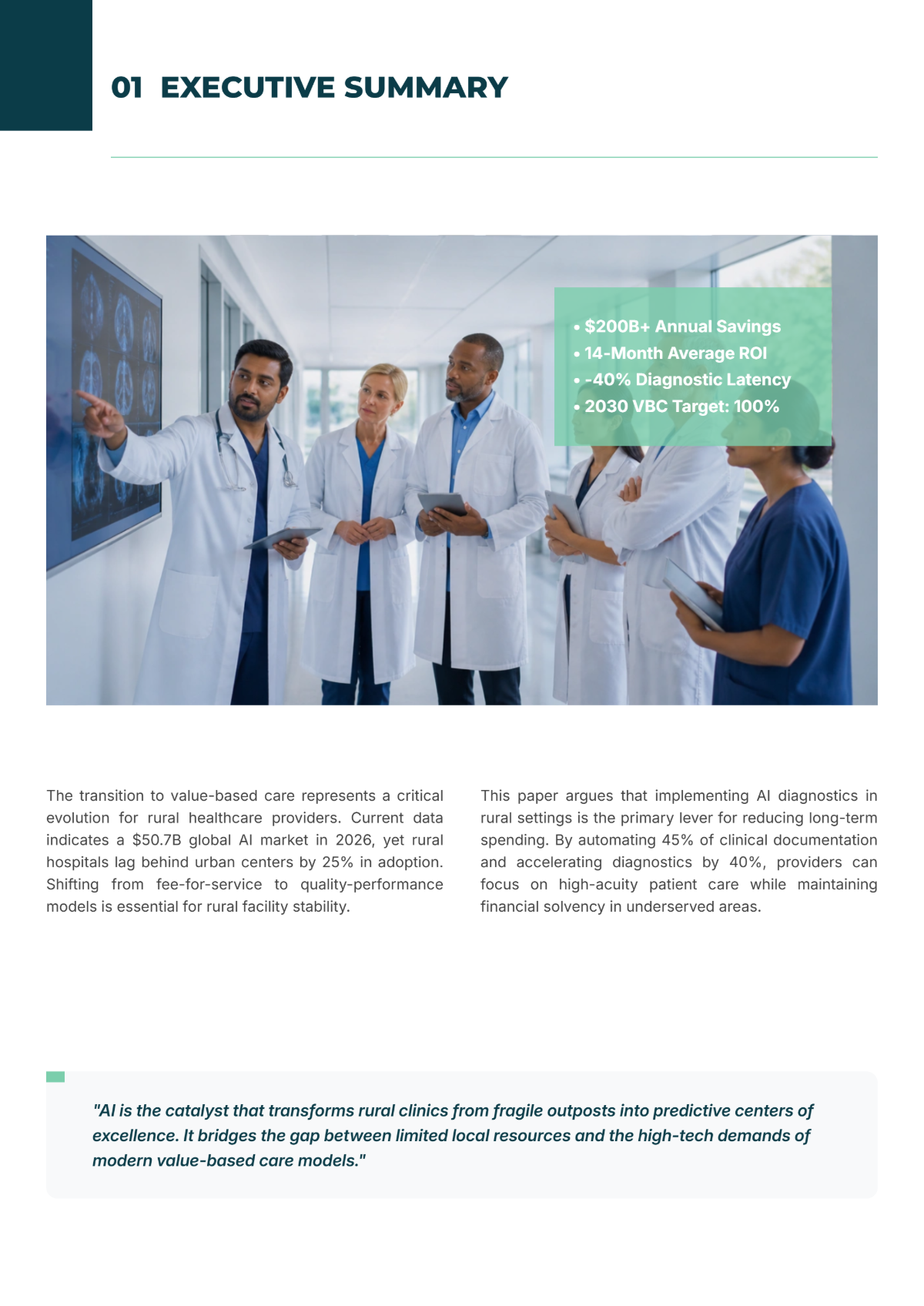 Free Government Healthcare Policy White Paper Template to Edit Online