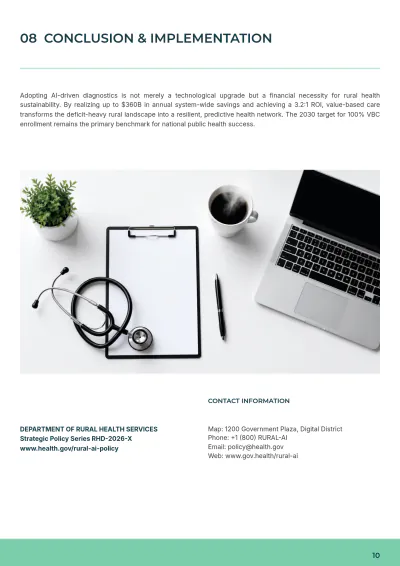 Free Government Healthcare Policy White Paper Template to Edit Online
