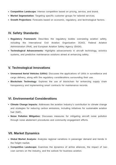 Free Aviation White Paper Template to Edit Online