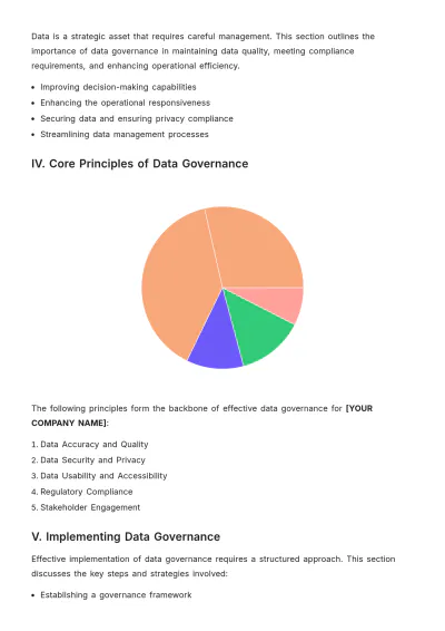Free Data Governance White Paper Template to Edit Online