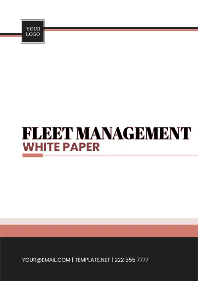 Free Fleet Management White Paper Template to Edit Online