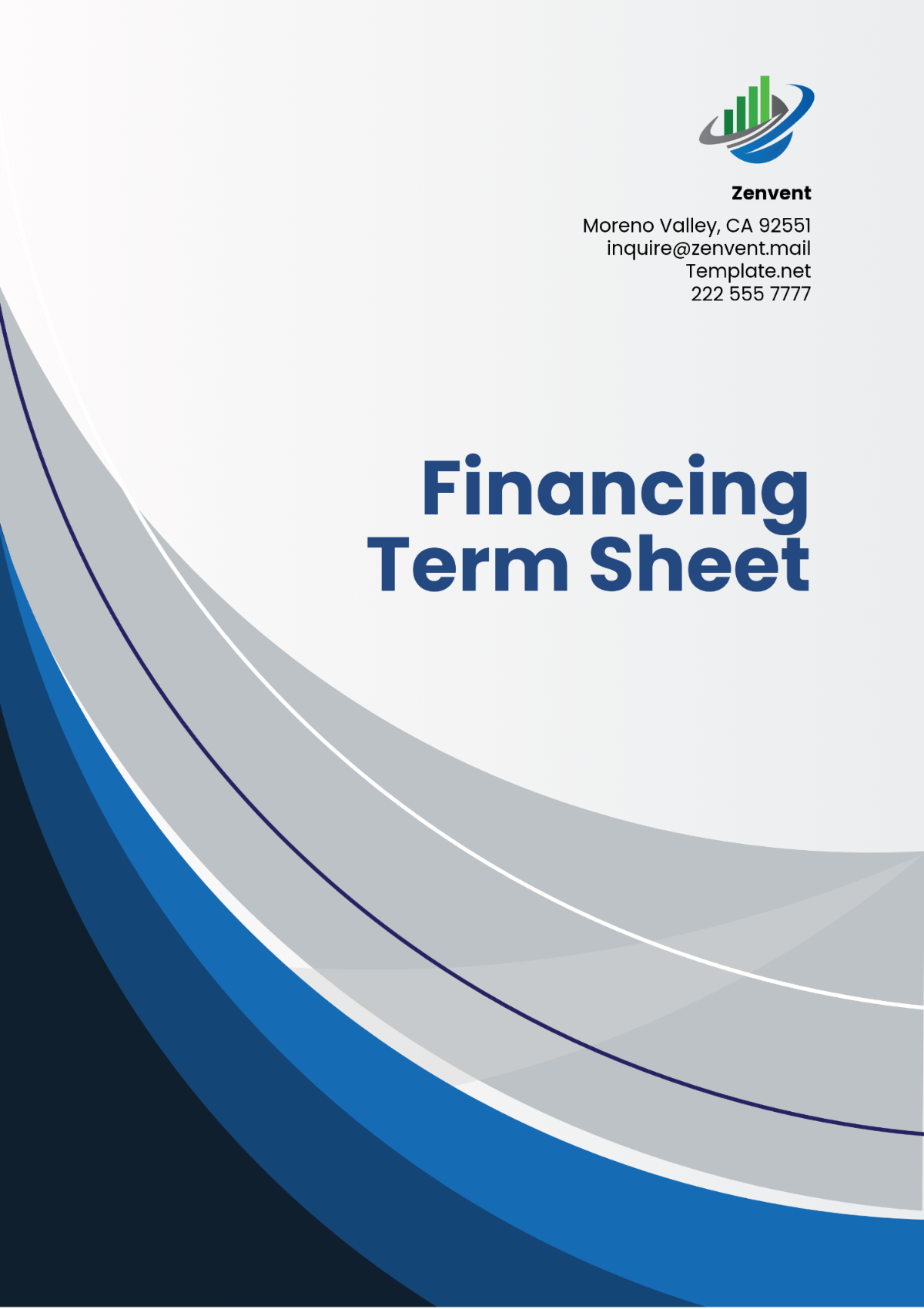 Financing Term Sheet Template