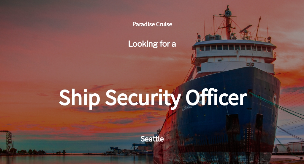 Free Ship Security Officer Job Ad/Description Template.jpe