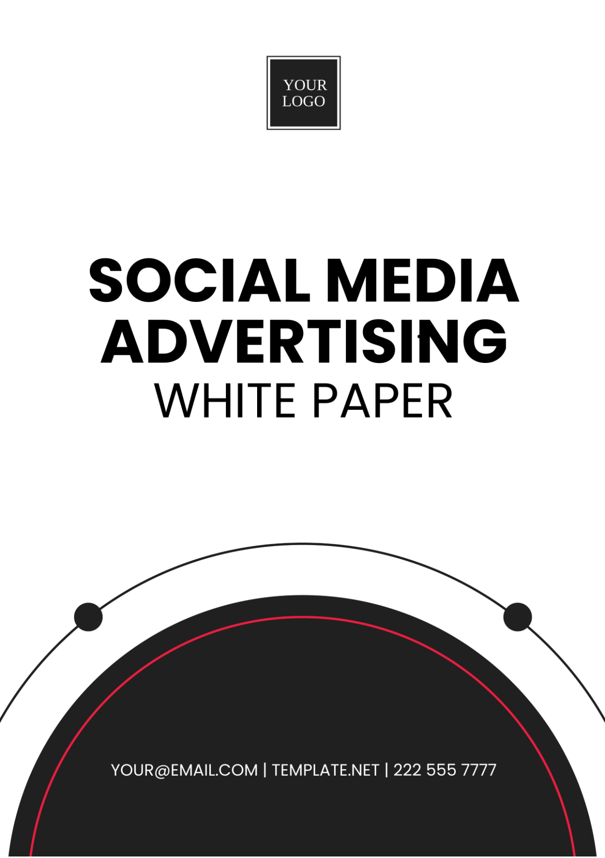 Social Media Advertising White Paper Template