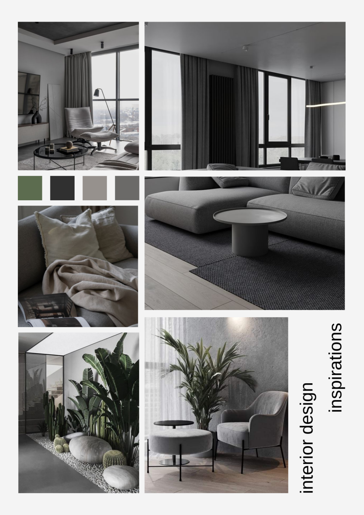 Interior Design Collage Template