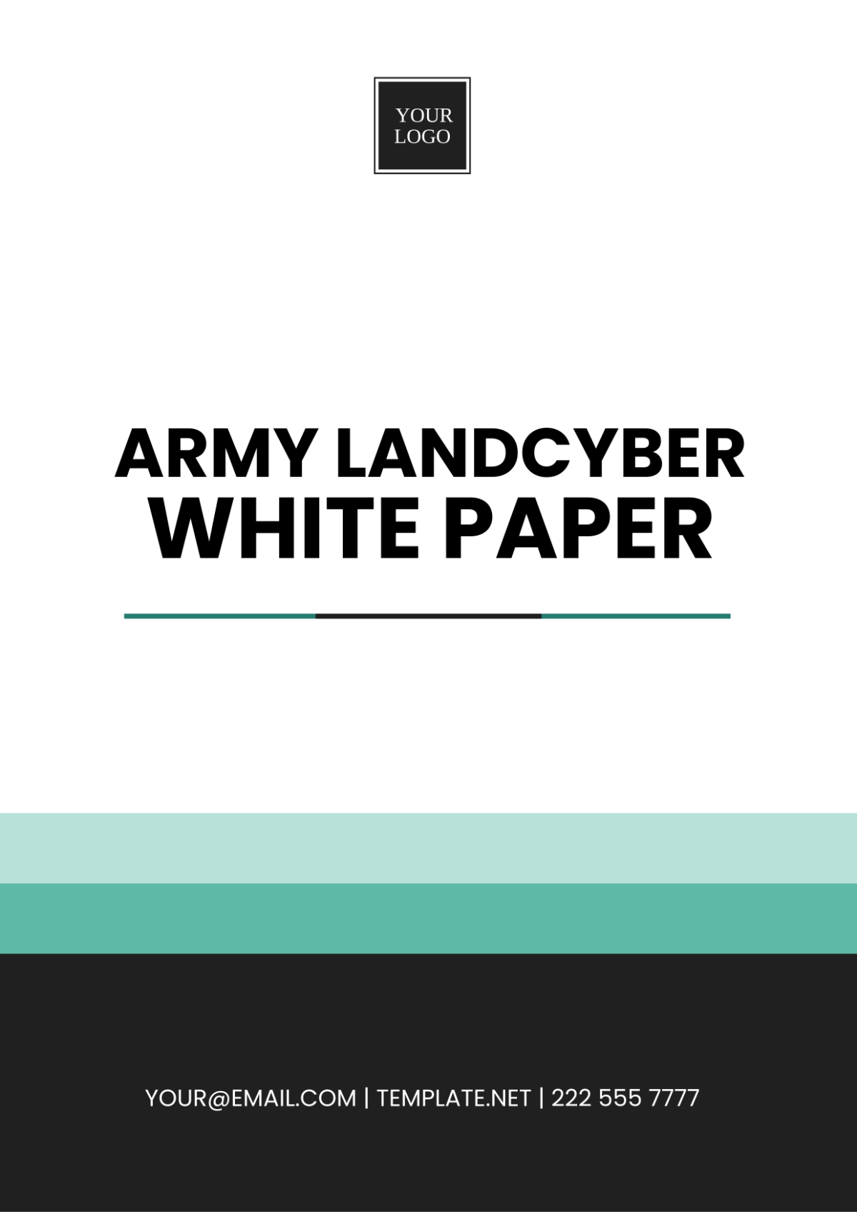 Army LandCyber White Paper Template