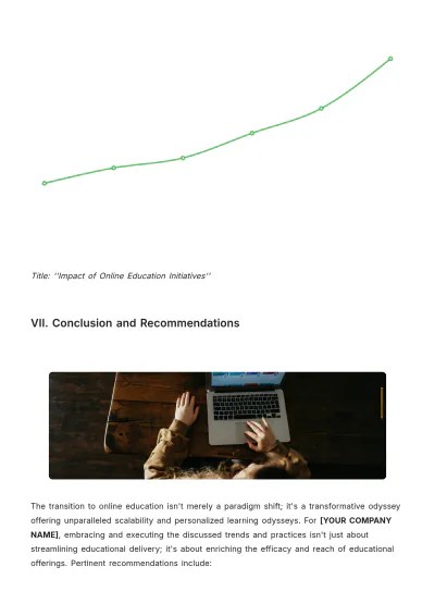 Free Online Education White Paper Template to Edit Online