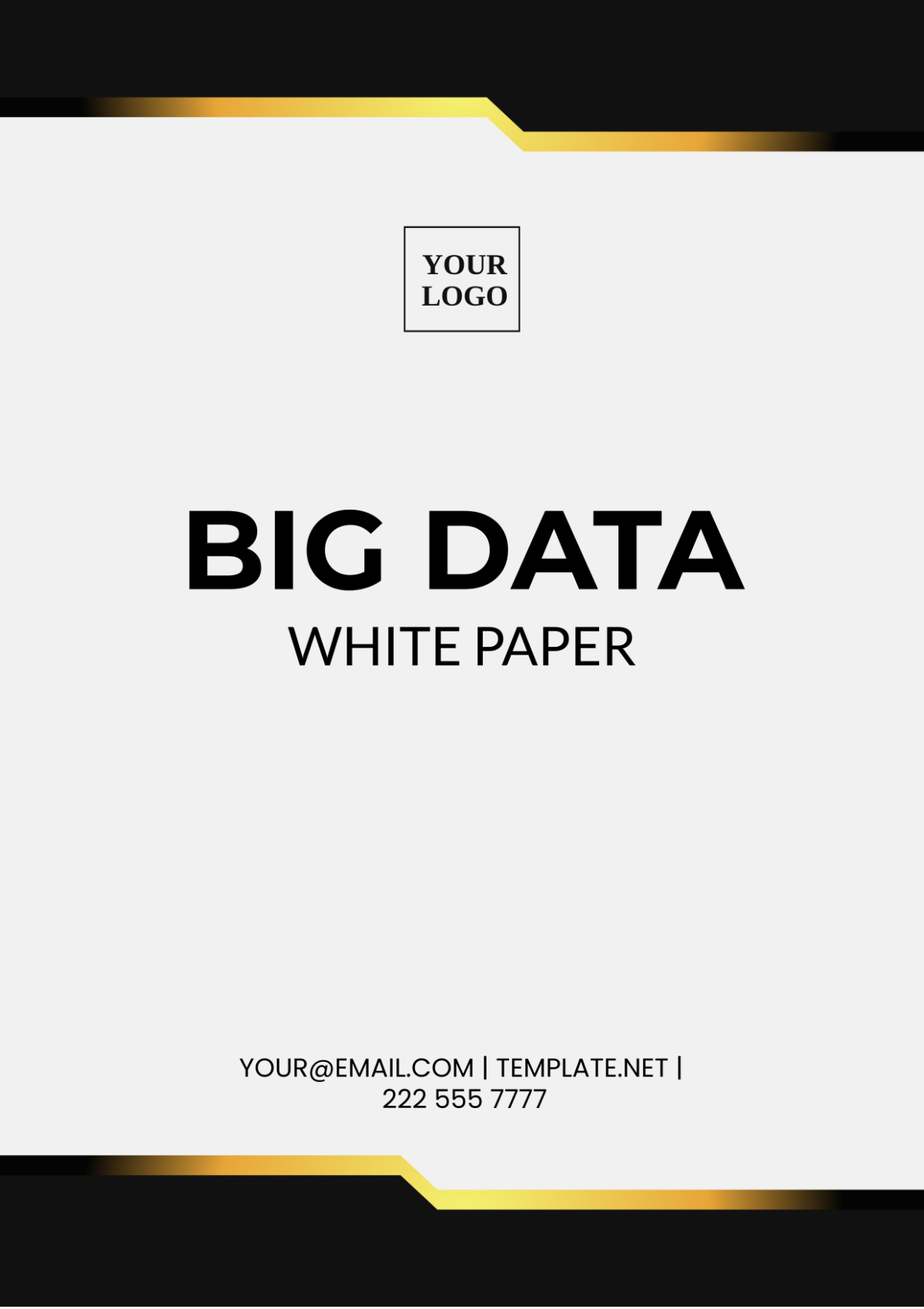 Big Data White Paper Template