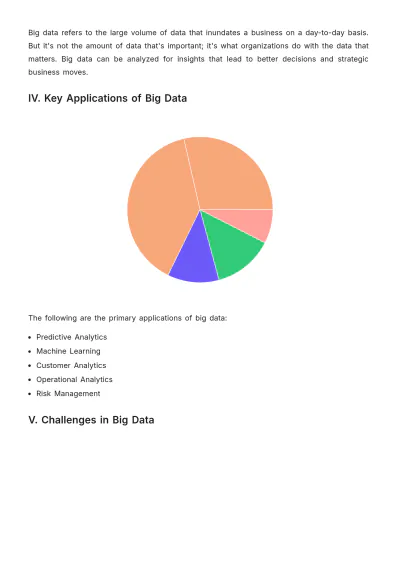 Free Big Data White Paper Template to Edit Online
