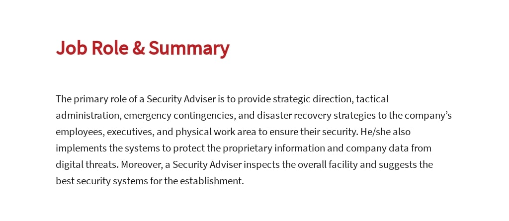 Free Security Adviser Job Ad/Description Template 2.jpe