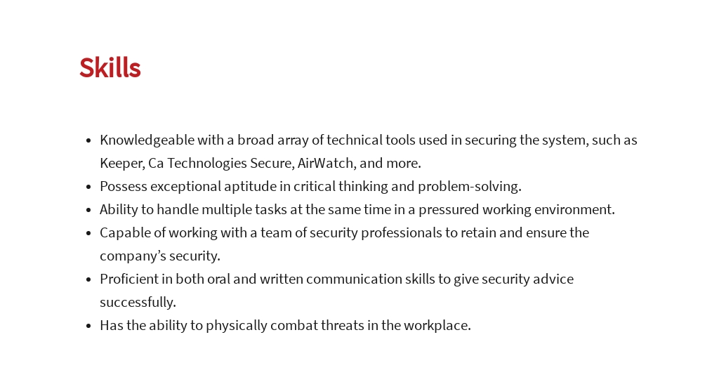 Free Security Adviser Job Ad/Description Template 4.jpe