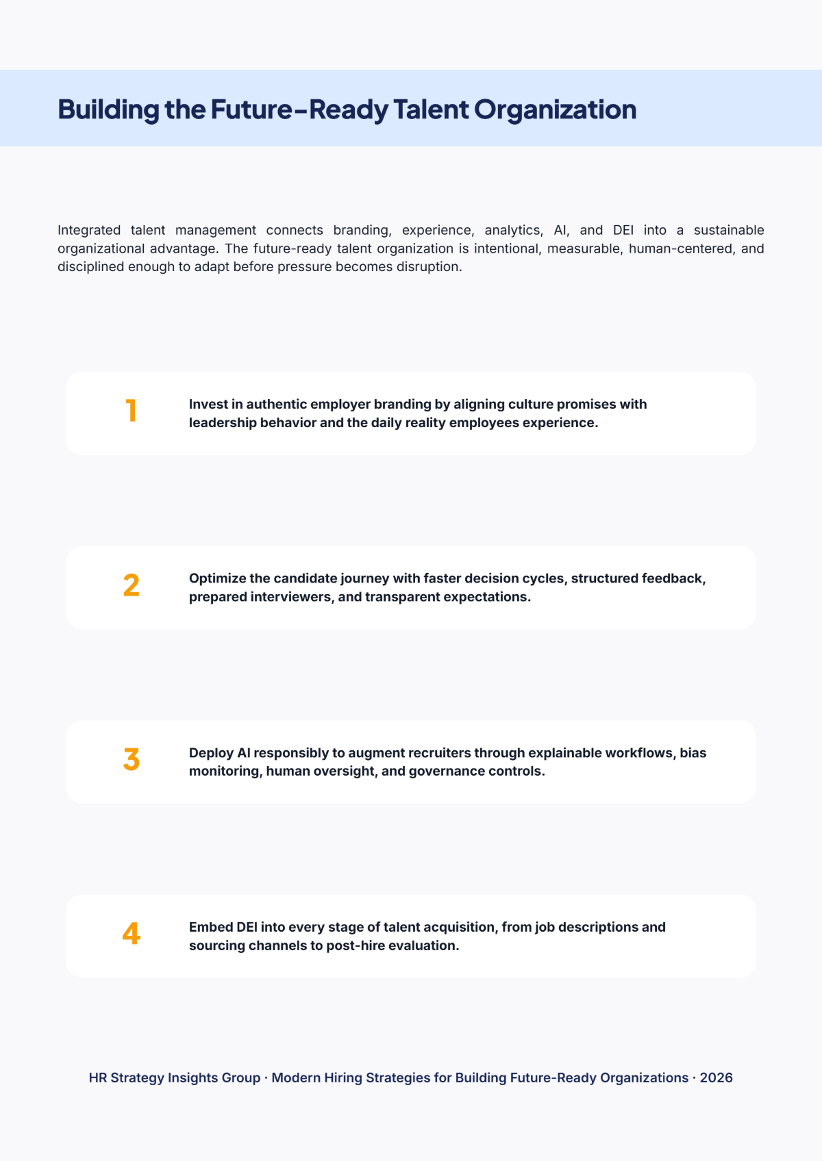 Free Hiring Strategies HR White Paper Template to Edit Online