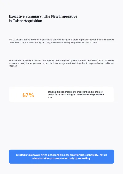 Free Hiring Strategies HR White Paper Template to Edit Online