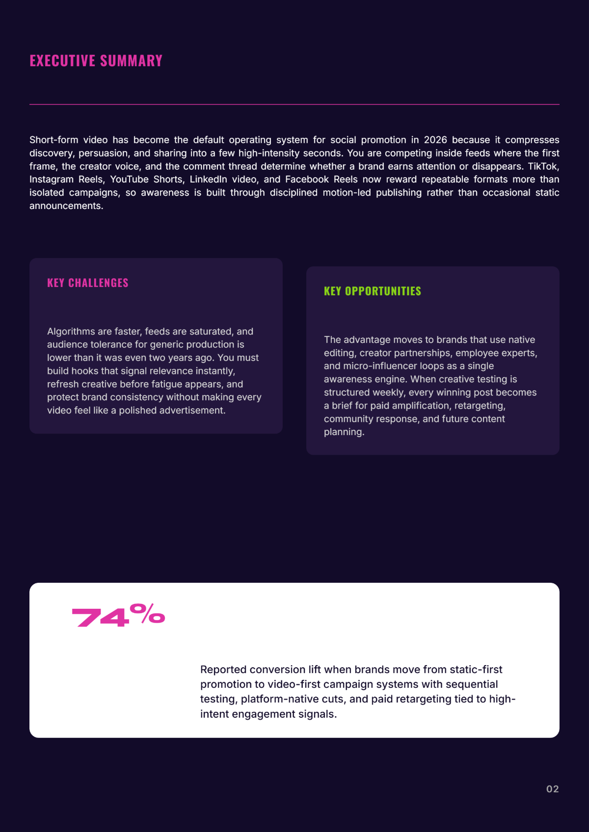 Free Social Media Promotion White Paper Template to Edit Online