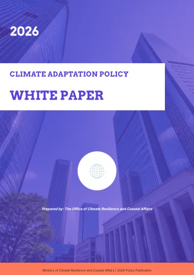 Free Policy White Paper Template to Edit Online