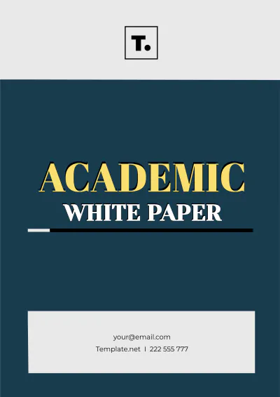 Free Academic White Paper Template to Edit Online