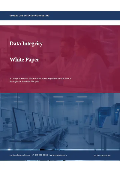 Free Data Integrity White Paper Template to Edit Online