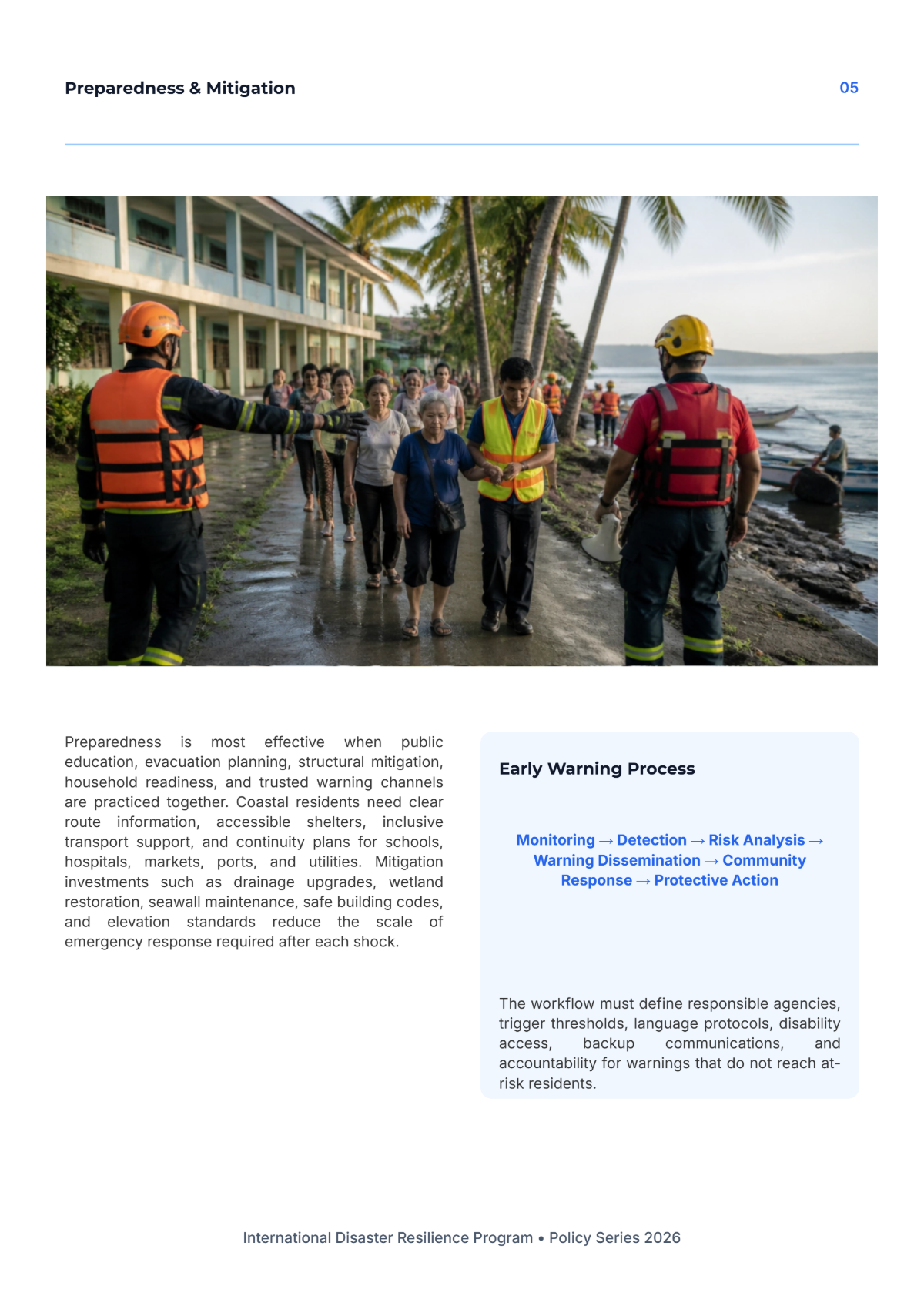 Free Disaster Management White Paper Template to Edit Online