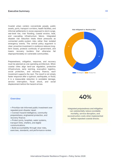 Free Disaster Management White Paper Template to Edit Online