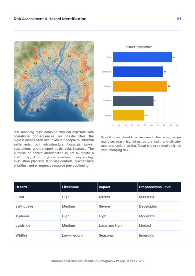 Free Disaster Management White Paper Template to Edit Online