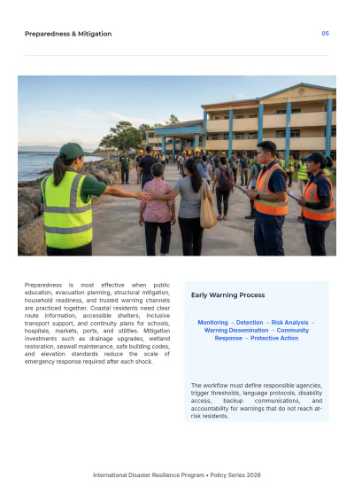 Free Disaster Management White Paper Template to Edit Online