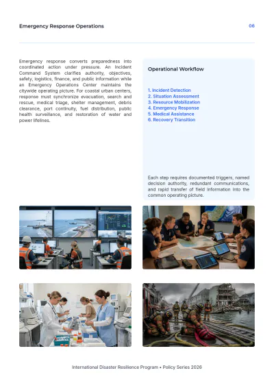 Free Disaster Management White Paper Template to Edit Online