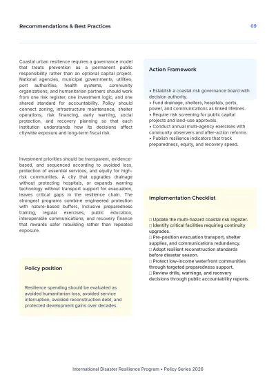 Free Disaster Management White Paper Template to Edit Online