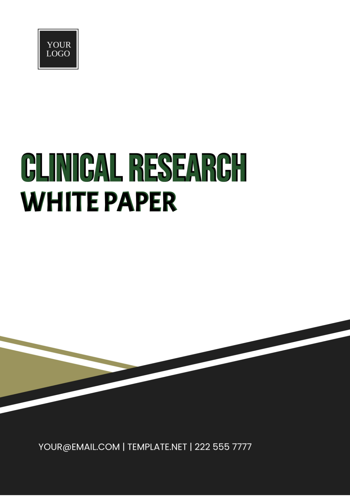 Clinical Research White Paper Template