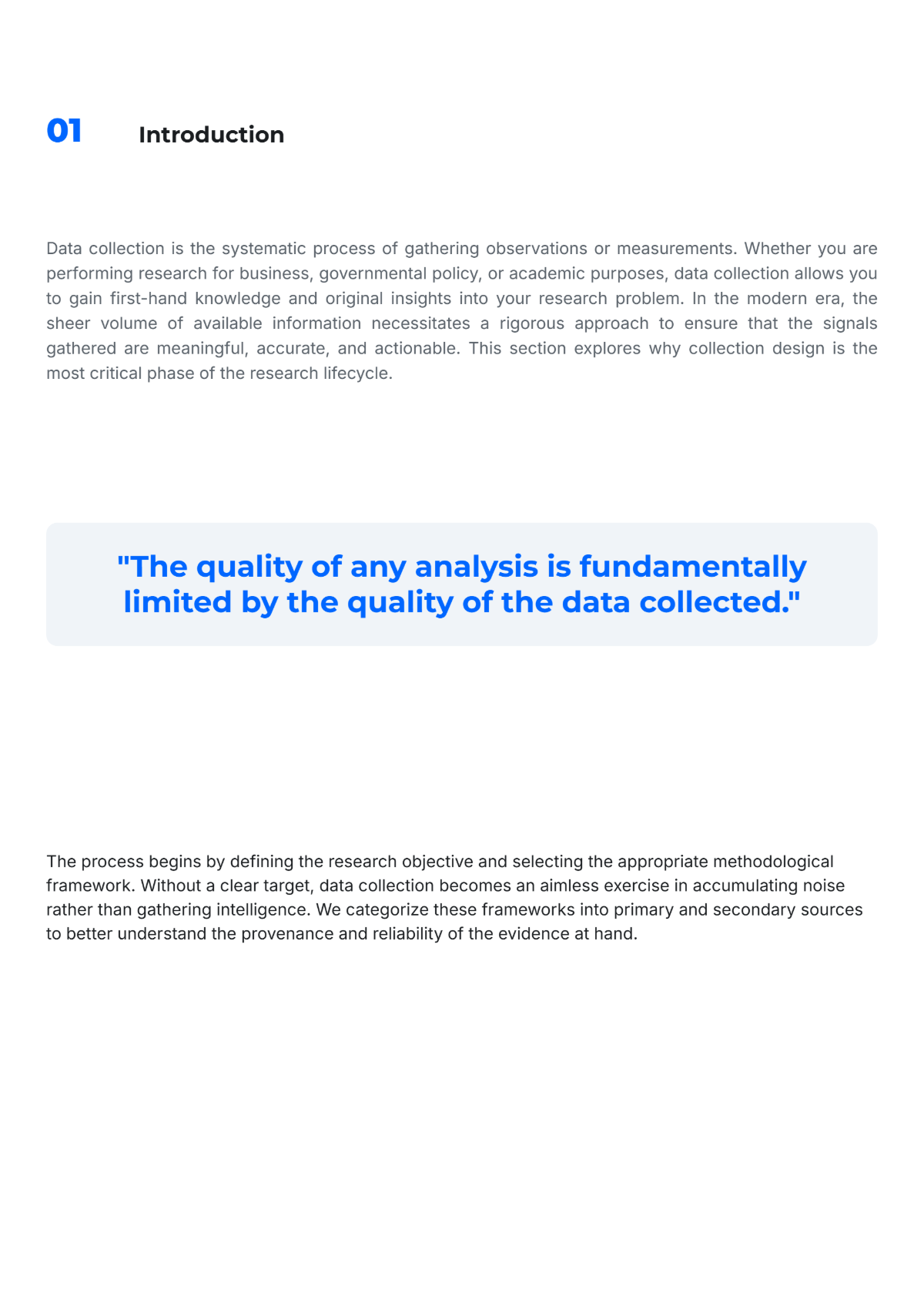 Free Data Collection White Paper Template to Edit Online