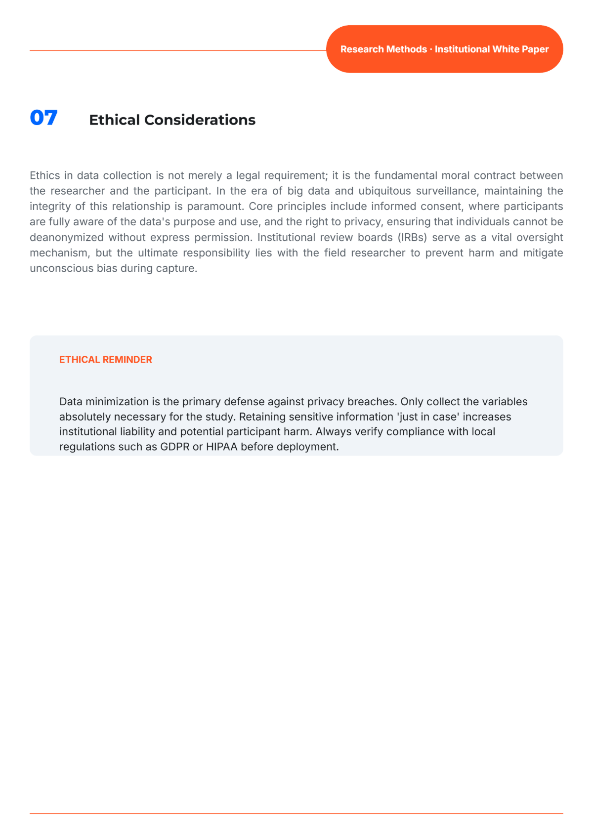 Free Data Collection White Paper Template to Edit Online