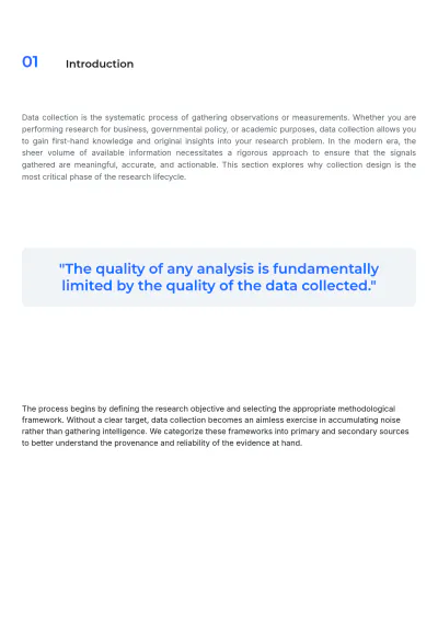 Free Data Collection White Paper Template to Edit Online