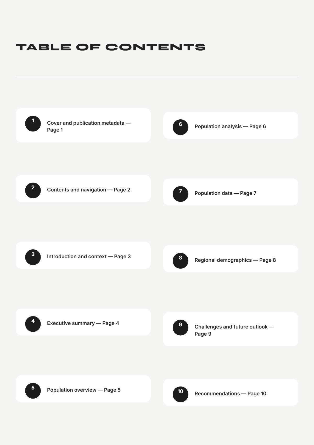 Free Population White Paper Template to Edit Online