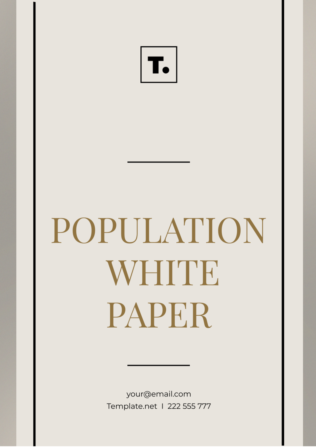 Population White Paper Template