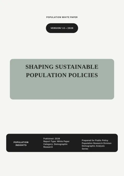 Free Population White Paper Template to Edit Online