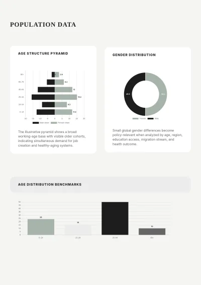 Free Population White Paper Template to Edit Online