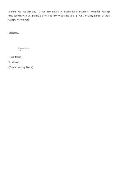 Free Travel Agency Experience Letter Template to Edit Online