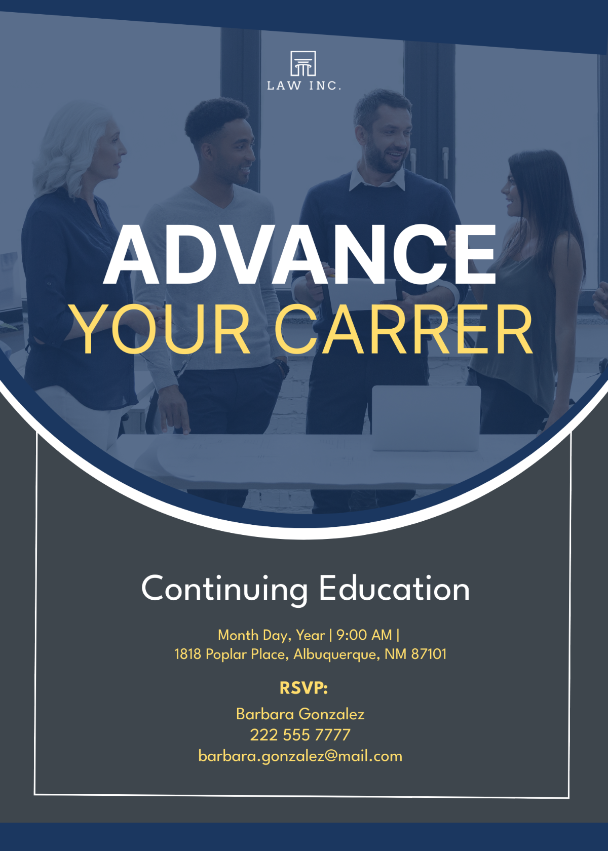 Law Firm Continuing Education Invitation