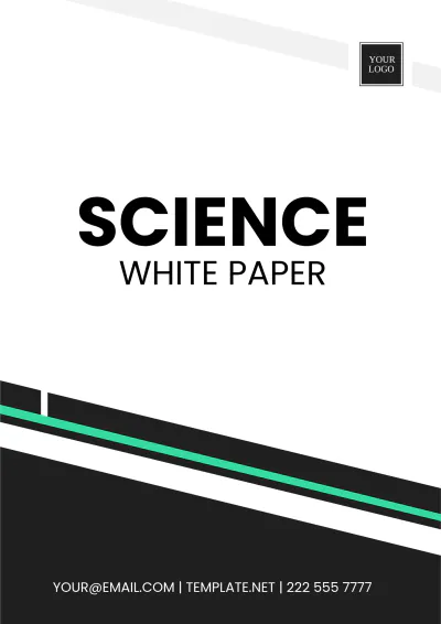 Free Science White Paper Template to Edit Online