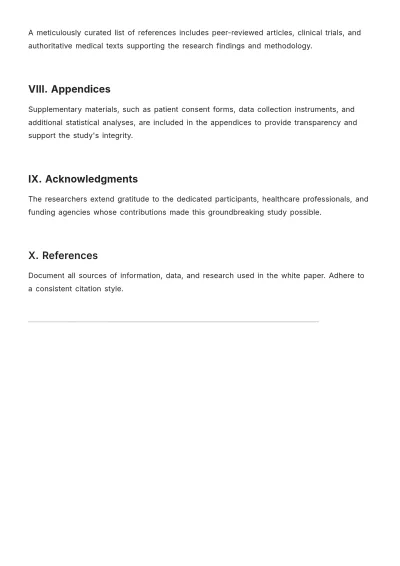 Free Science White Paper Template to Edit Online